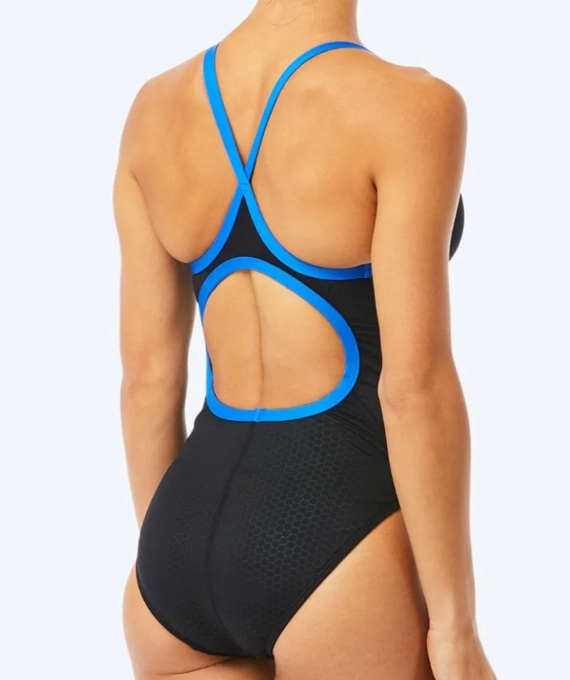 Discount TYR badedragt til damer - Durafast Elite Hexa - Sort/blå