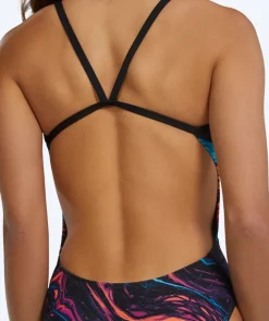Best TYR badedragt til damer - Durafast Elite Cutoutfit - Sort/multi