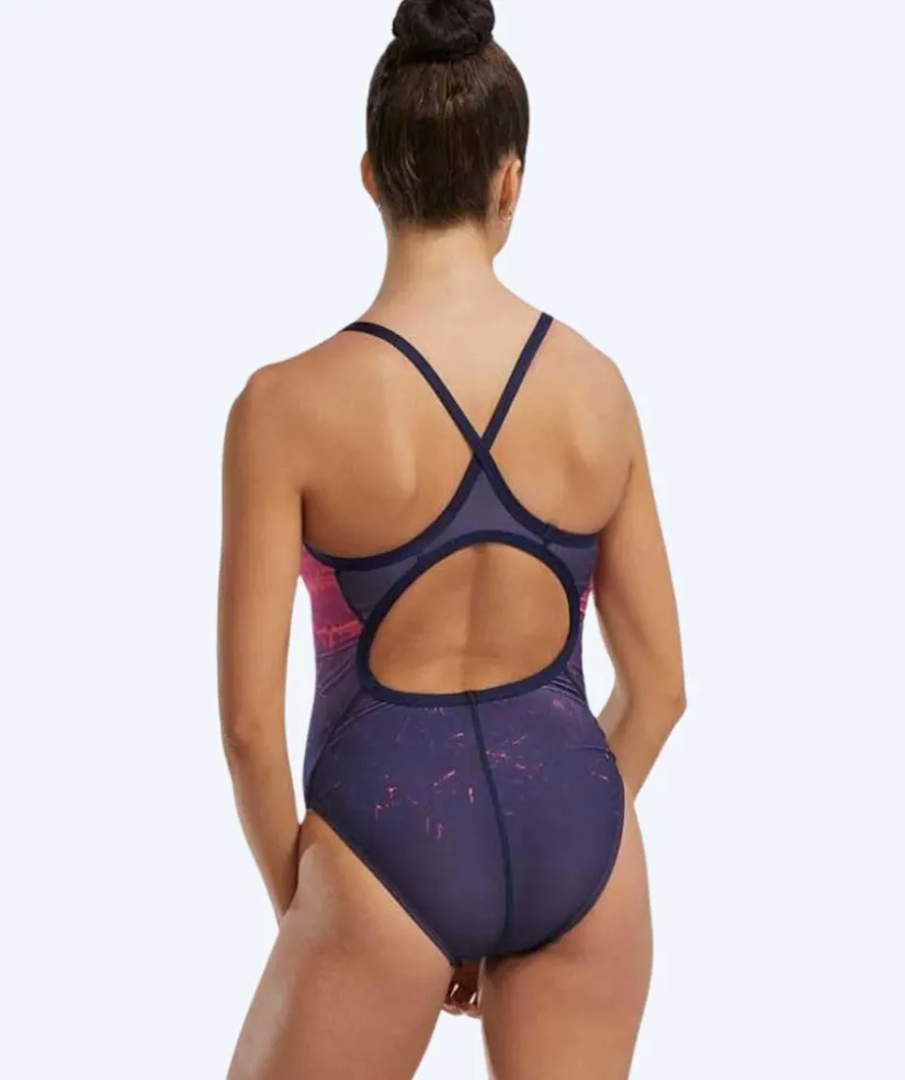 New TYR badedragt til damer - Durafast Elite Cut - Mørkeblå/multi