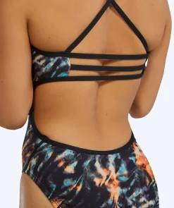 Best TYR badedragt til damer - Durafast Elite Trinityfit - Sort/orange