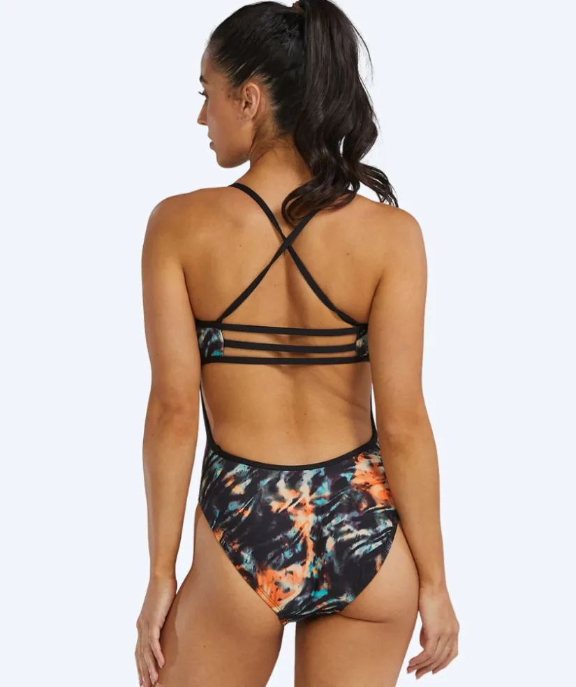 Best TYR badedragt til damer - Durafast Elite Trinityfit - Sort/orange