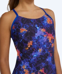 Outlet TYR badedragt til damer - Durafast Elite Cutoutfit - Lilla/orange