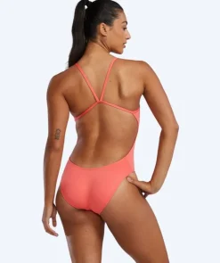 Best TYR badedragt til damer - Durafast Solid Cutoutfit - Lyserød