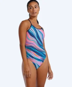 Hot TYR badedragt til damer - Riptidal Trinityfit - Pink/blå
