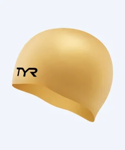 New TYR badehætte - Silicone - Guld