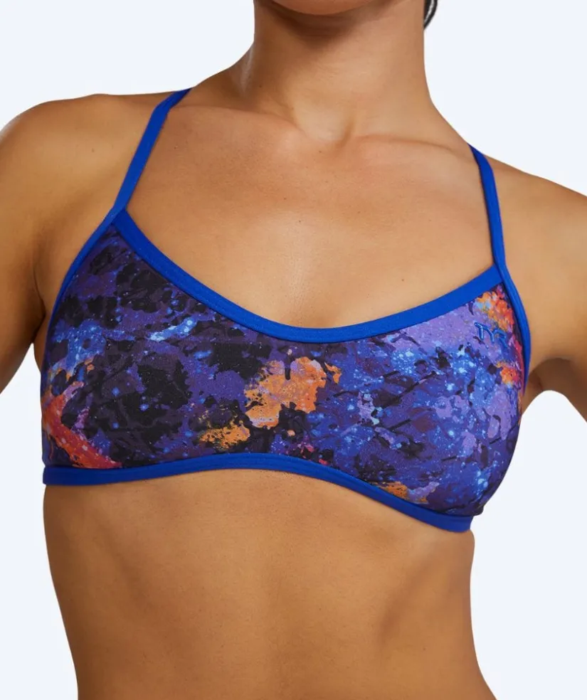 Online TYR bikini overdel til damer - Durafast Elite Trinity - Lilla/orange