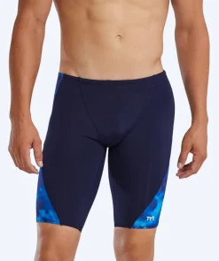 Best TYR lange badebukser til mænd - Blade Splice Waveform - Sort/blå