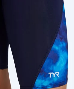 Best TYR lange badebukser til mænd - Blade Splice Waveform - Sort/blå
