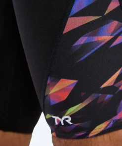 New TYR lange badebukser til mænd - Blade Splice Triadic - Sort/multi
