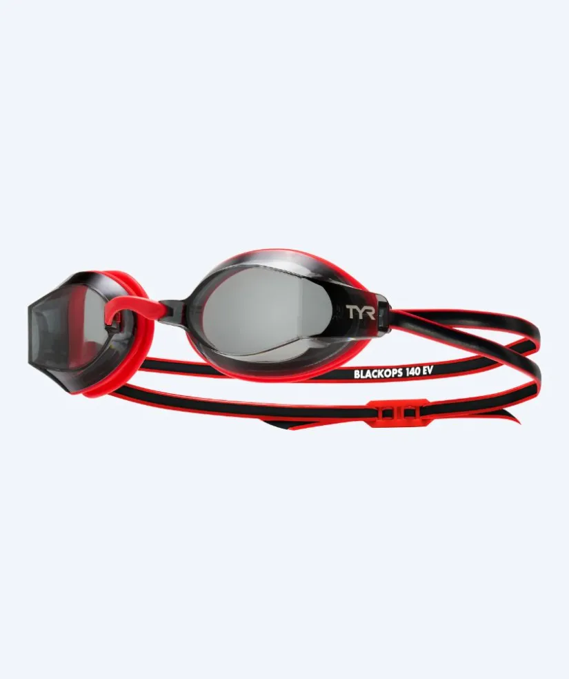 Sale TYR svømmebriller - Blackops 140 EV - Rød/sort