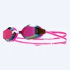 Discount TYR svømmebriller til junior - Blackops 140 EV Mirrored - Pink/hvid