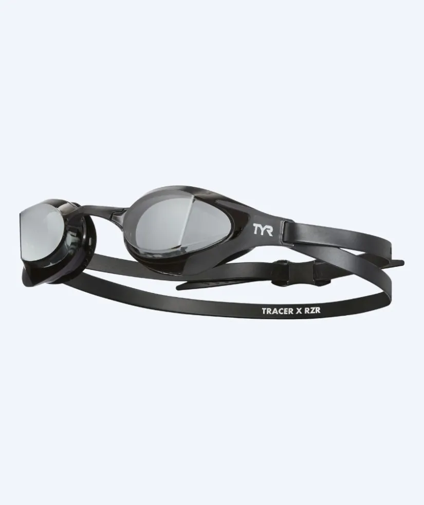 Clearance TYR svømmebriller - Tracer-X Racing RZR - Sort (Smoke linse)