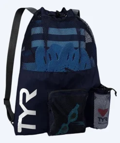 Sale TYR svømmenet - Big Mesh Mummy 40L - Mørkeblå