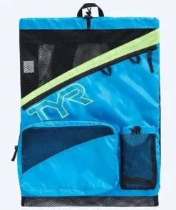 TYR svømmenet - Elite Team 40L - Lyseblå/gul