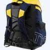 Discount TYR svømmetaske - Alliance Team 45L - Mørkeblå/gul
