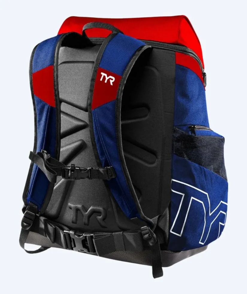 Discount TYR svømmetaske - Alliance Team 45L - Mørkeblå/rød