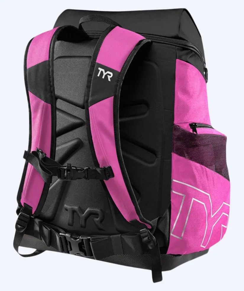 Online TYR svømmetaske - Alliance Team 45L - Pink/sort