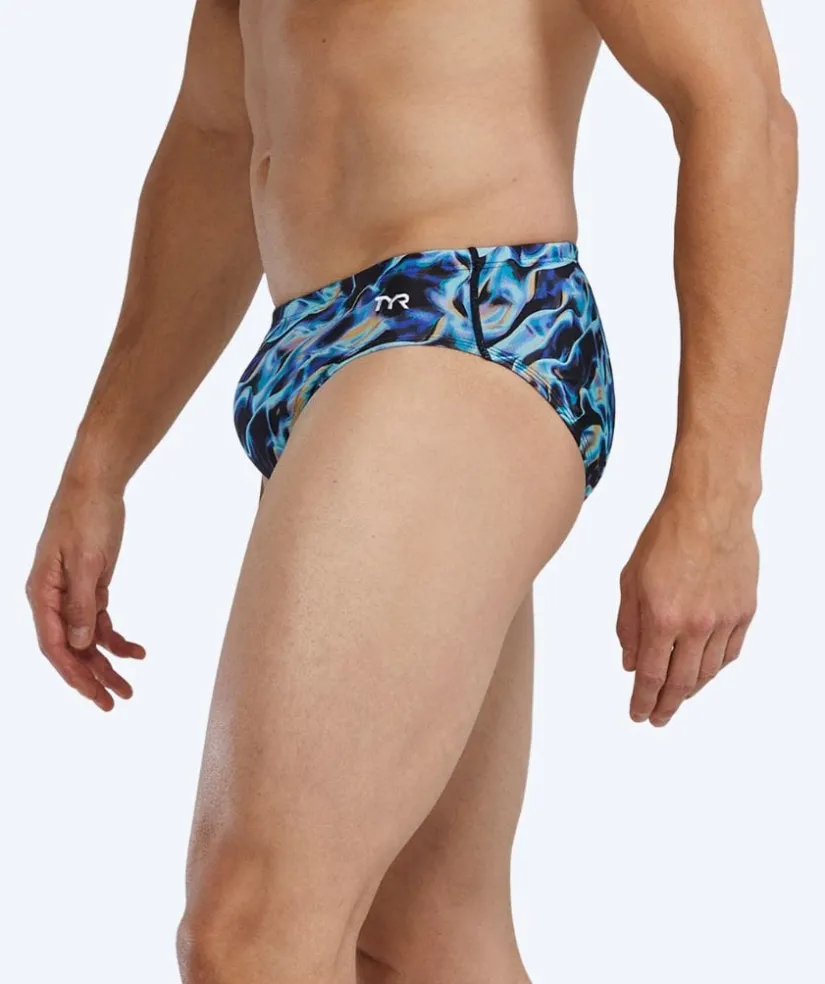 Sale TYR trekantede badebukser til mænd - Durafast Elite Energia - Blå