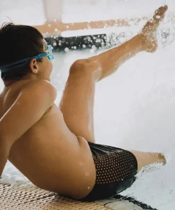 Best Watery badebukser til drenge - Flaming Vegas Eco - Orange Sporty
