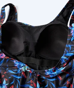New Watery badedragt i plus size til damer - Marilla - Arvia Blue