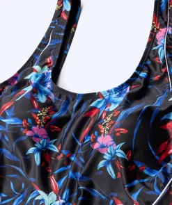 New Watery badedragt i plus size til damer - Marilla - Arvia Blue