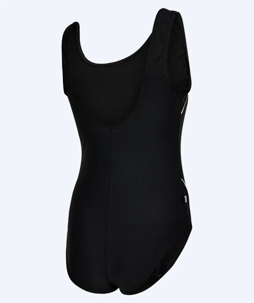 Best Watery badedragt i plus size til damer - Tamaya U-Back - Sort/hvid