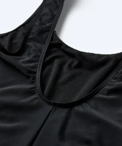 Best Watery badedragt i plus size til damer - Tamaya U-Back - Sort/hvid
