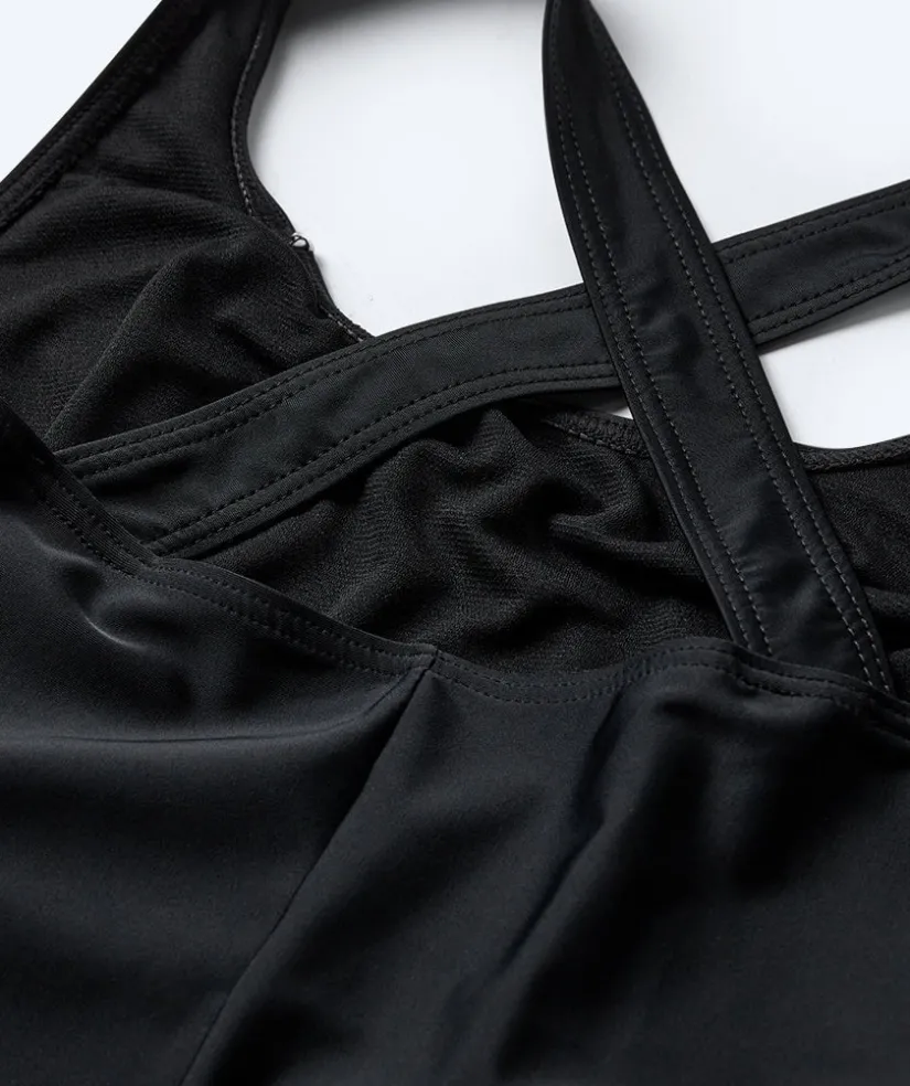 New Watery badedragt i plus size til damer - Kaito - Sort/hvid
