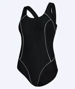 New Watery badedragt i plus size til damer - Kaito - Sort/hvid