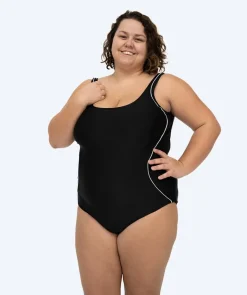 Online Watery badedragt i plus size til damer - Marilla - Sort
