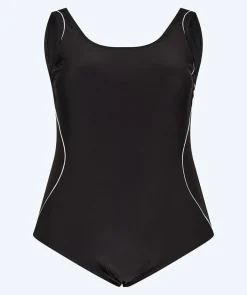 Online Watery badedragt i plus size til damer - Marilla - Sort