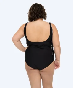 Online Watery badedragt i plus size til damer - Marilla - Sort