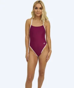 Hot Watery badedragt til damer - Eco Sunkissed Solid - Ruby Red