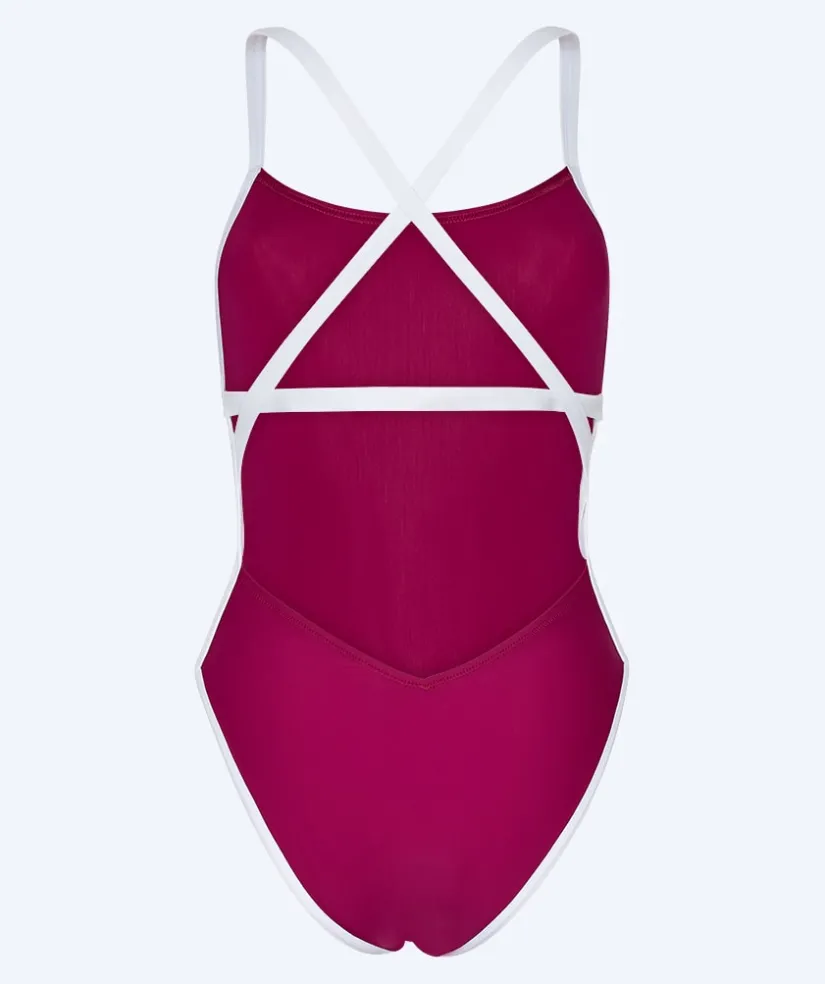 Hot Watery badedragt til damer - Eco Sunkissed Solid - Ruby Red