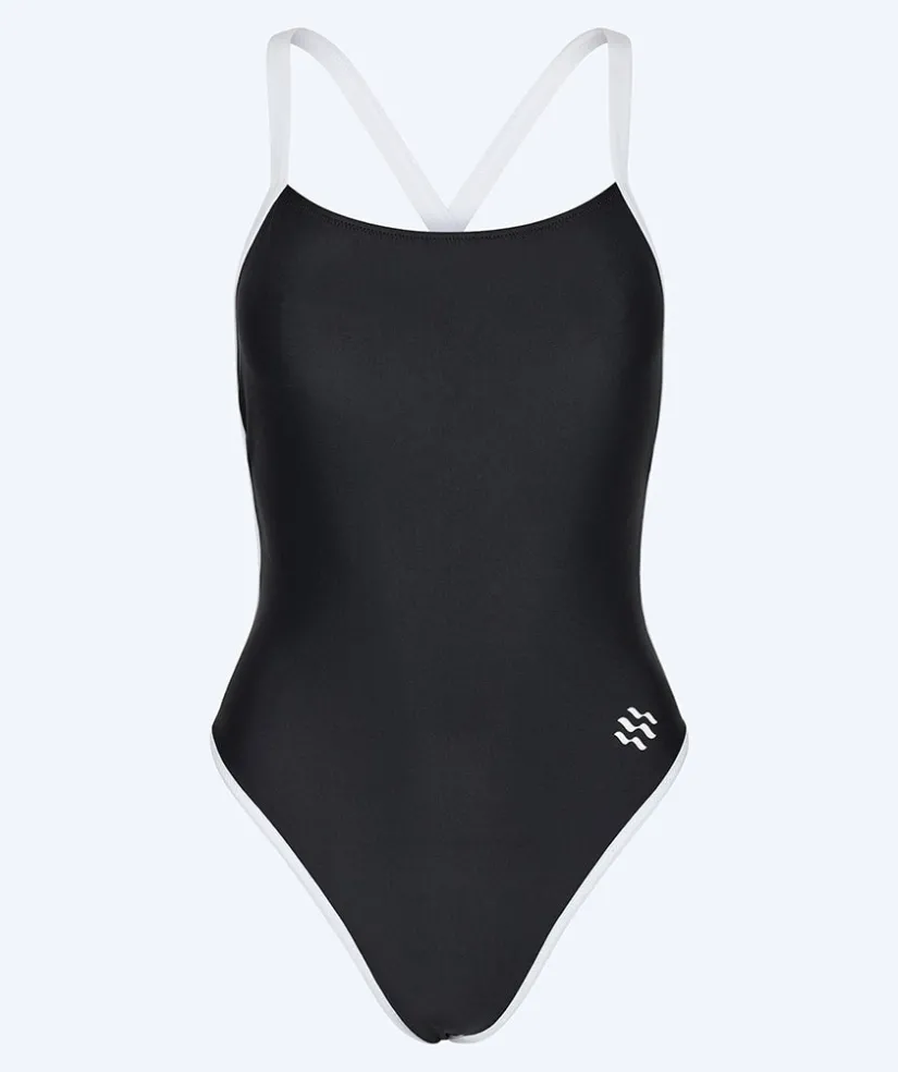 Watery badedragt til damer - Eco Sunkissed Solid - Sort