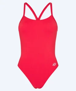 Best Watery badedragt til damer - Freestyler Solid - Cherry Red