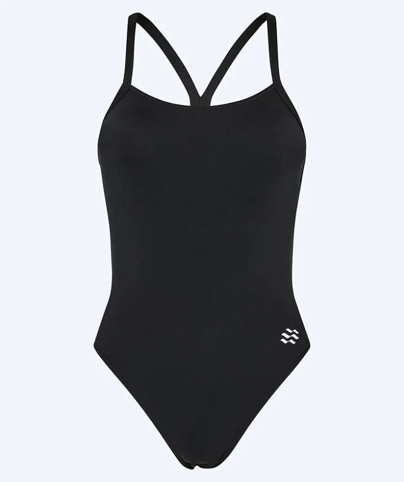 New Watery badedragt til damer - Freestyler Solid - Sort