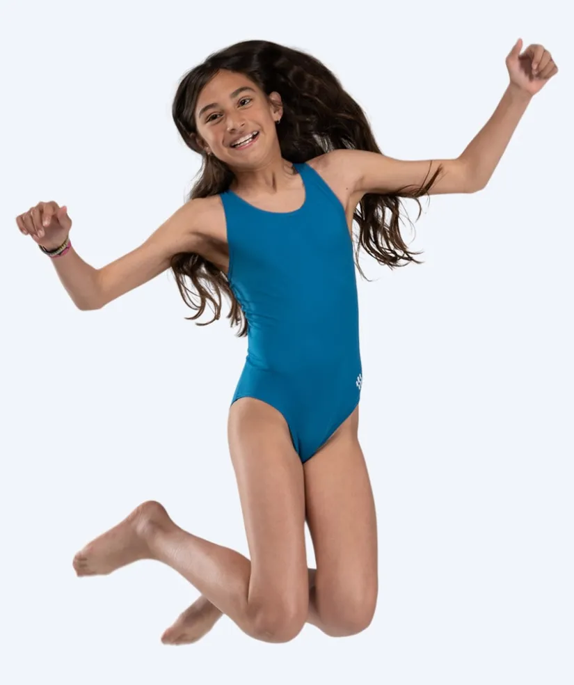 New Watery badedragt til piger - Eco Poolparty - Nordic Blue