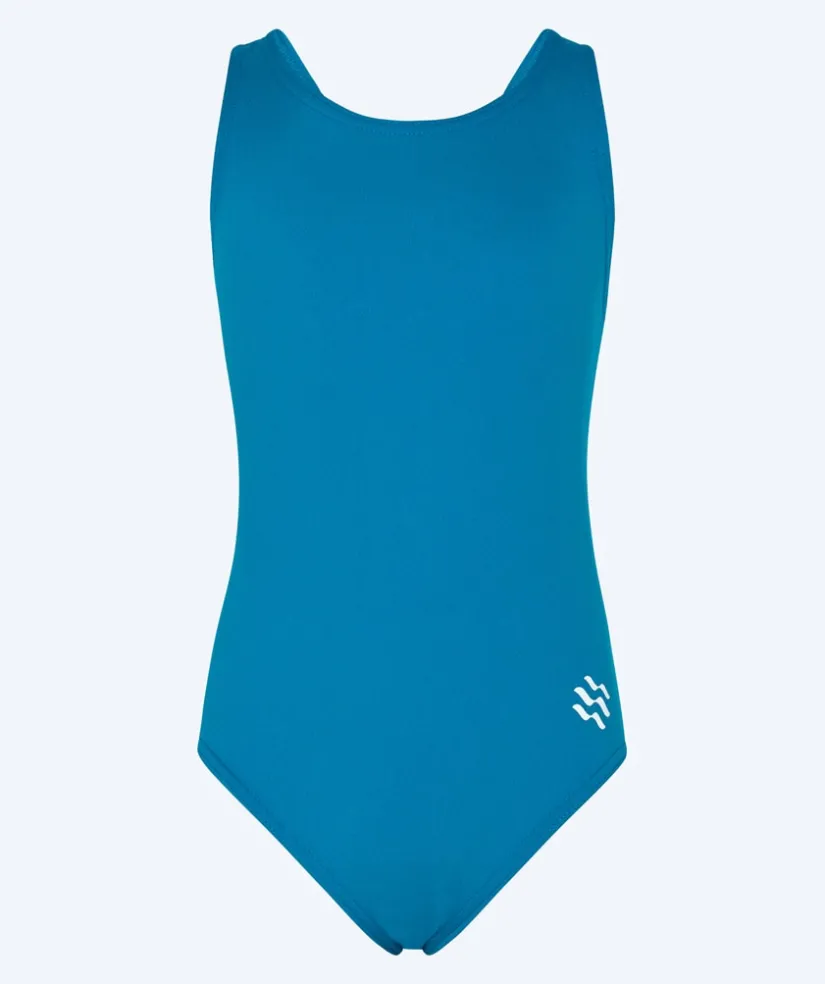 New Watery badedragt til piger - Eco Poolparty - Nordic Blue