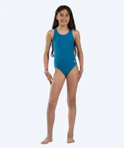 New Watery badedragt til piger - Eco Poolparty - Nordic Blue