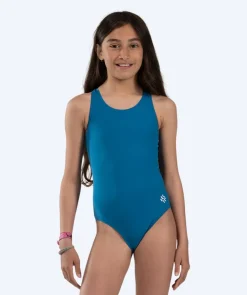 New Watery badedragt til piger - Eco Poolparty - Nordic Blue