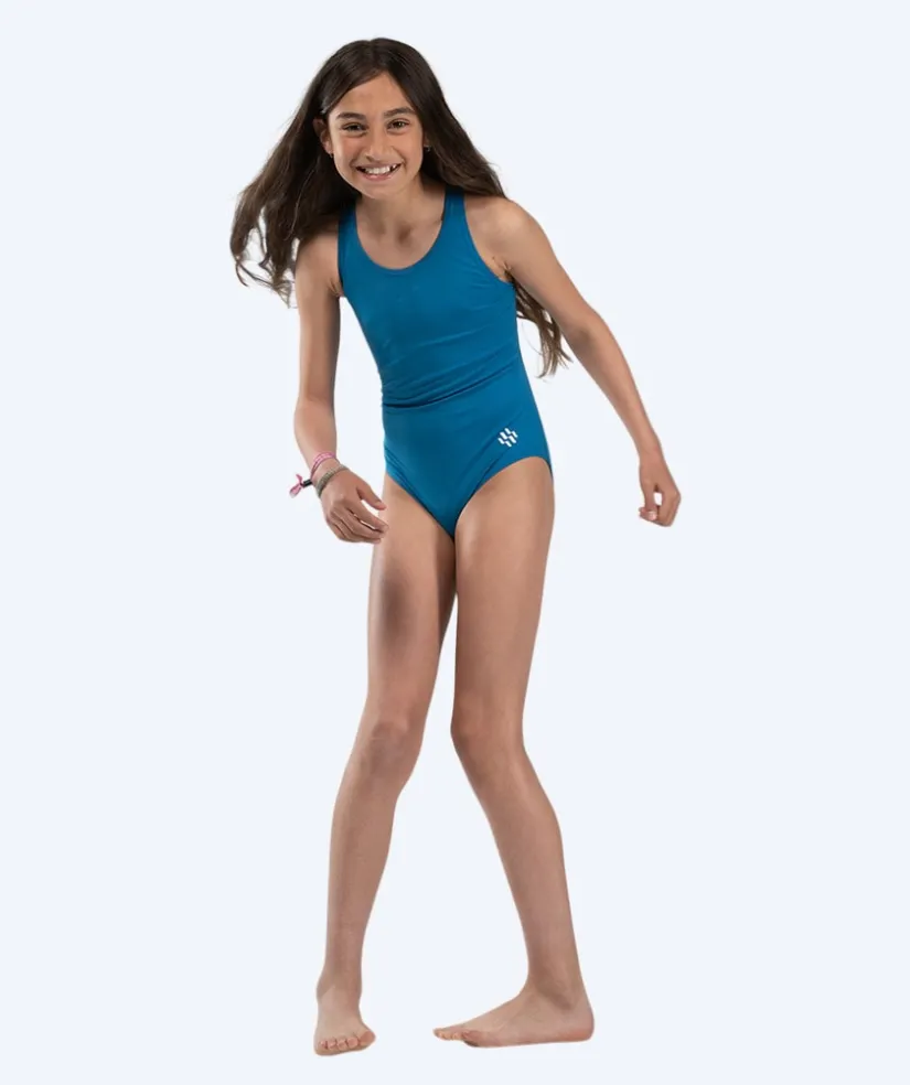New Watery badedragt til piger - Eco Poolparty - Nordic Blue