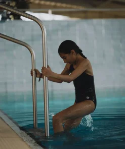 Online Watery badedragt til piger - Eco Poolparty - Sort