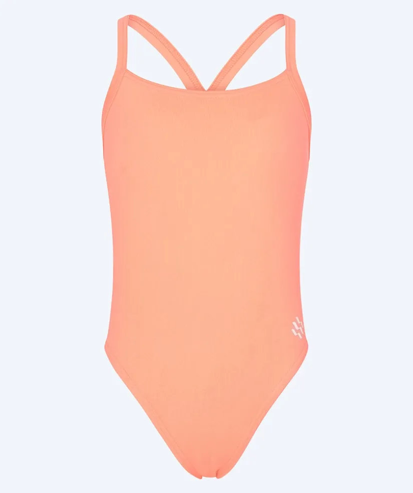 Hot Watery badedragt til piger - Freestyler Solid - Coral