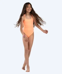 Hot Watery badedragt til piger - Freestyler Solid - Coral