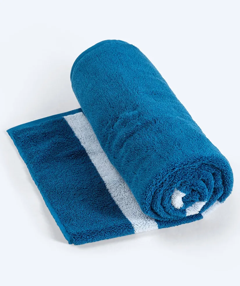 Discount Watery badehåndklæde - Heat Swim Bomuld - Delta Blue