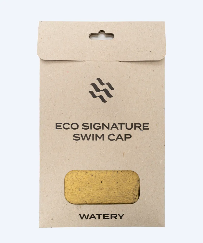 Outlet Watery badehætte - Eco Signature - Guld (30% genanvendt)
