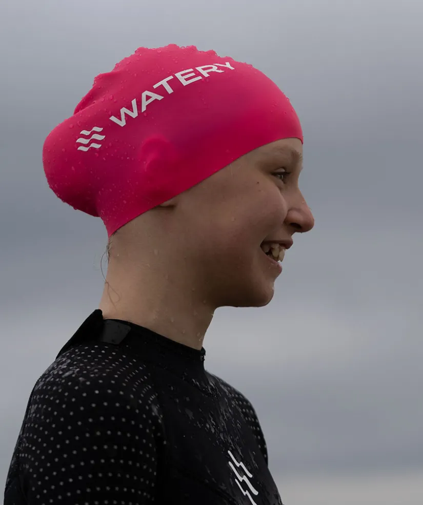 Watery badehætte (fra 10 år) - Signature - Mørkeblå