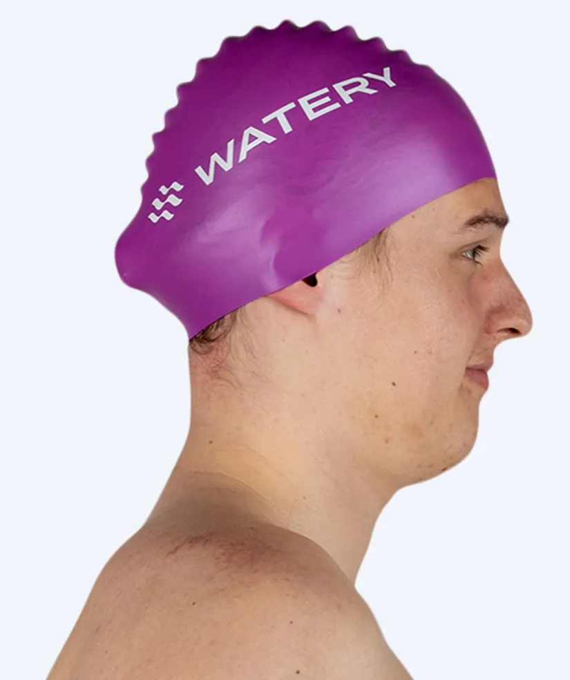 Online Watery badehætte (fra 10 år) - Signature - Violet