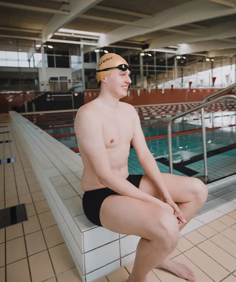 New Watery badehætte (fra 10 år) - Signature - Guld